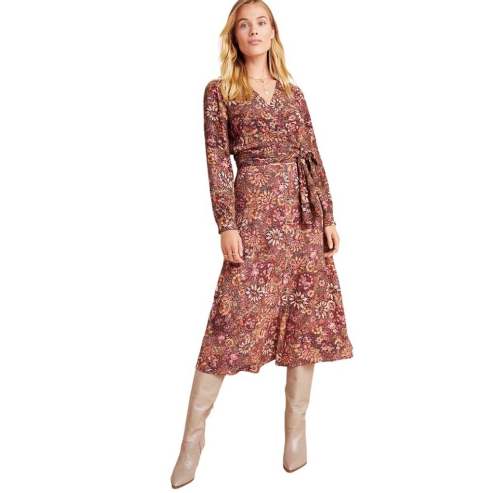 Kachel X Anthropologie Floral Allegra A-Line Skirt-6